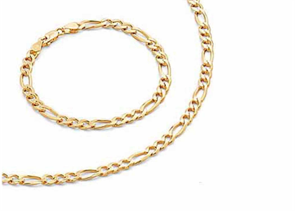 Gold Plated Mens Curb Chain